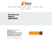 Tablet Screenshot of chem-in-expertises.com